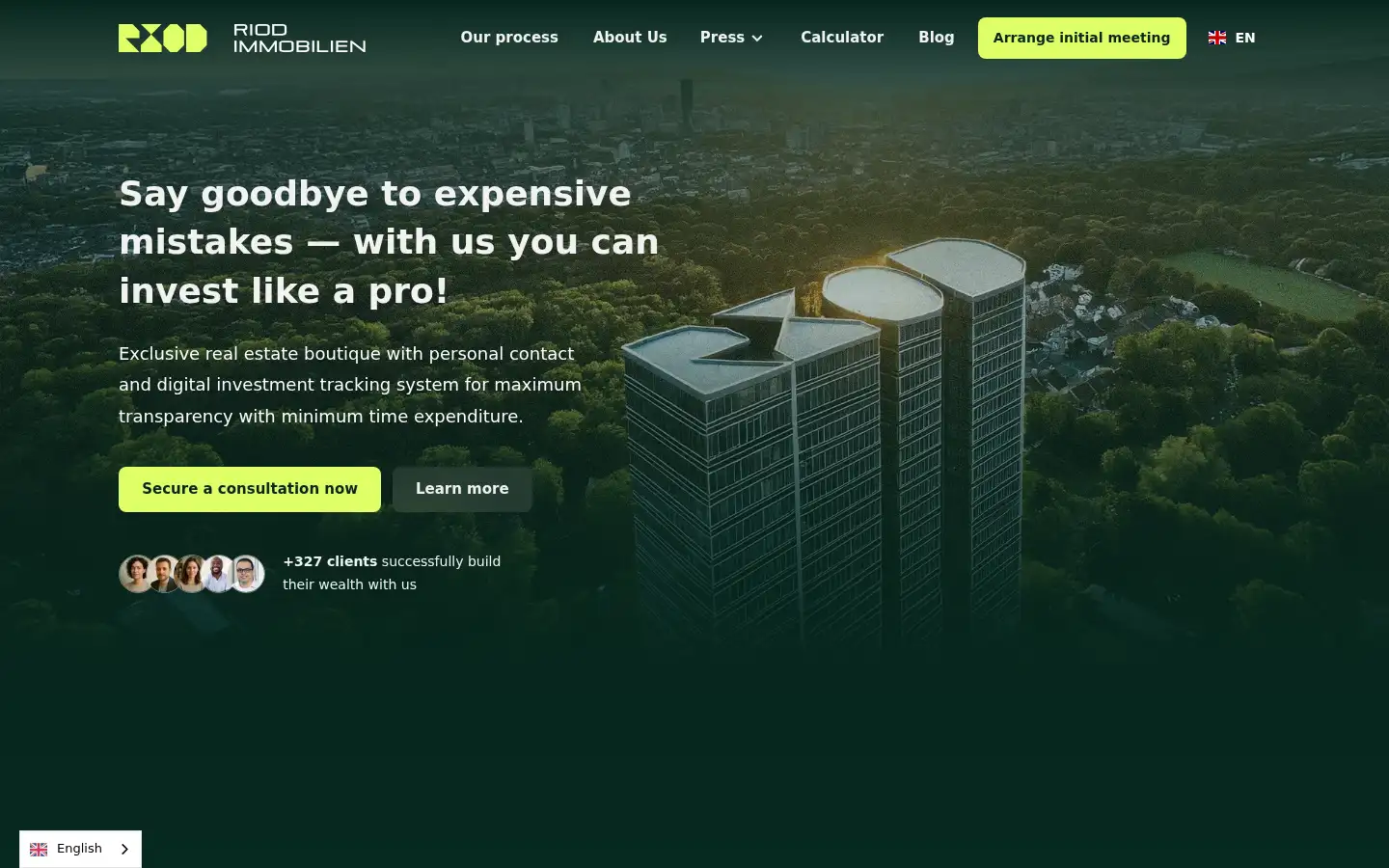 Screenshot of riod-immobilien.de