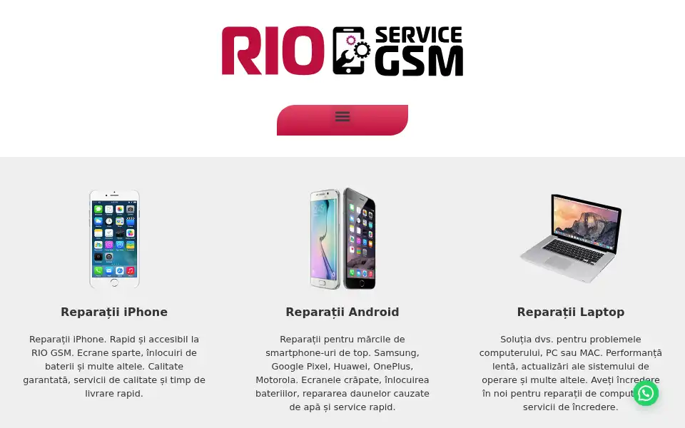 Screenshot of riogsm.ro