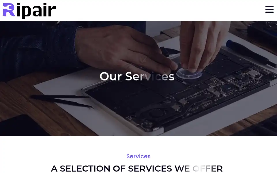 Screenshot of ripair.co.uk