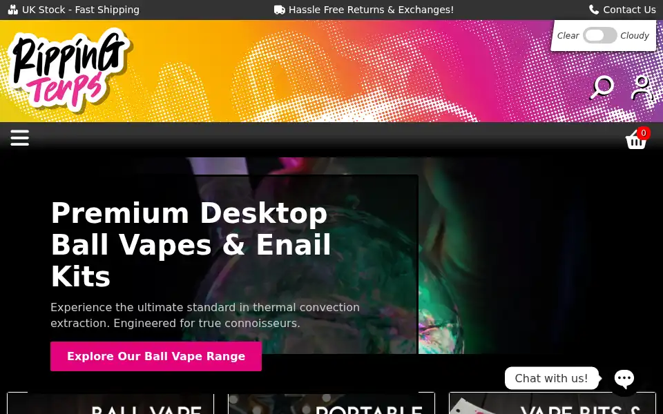 Screenshot of rippingterps.co.uk