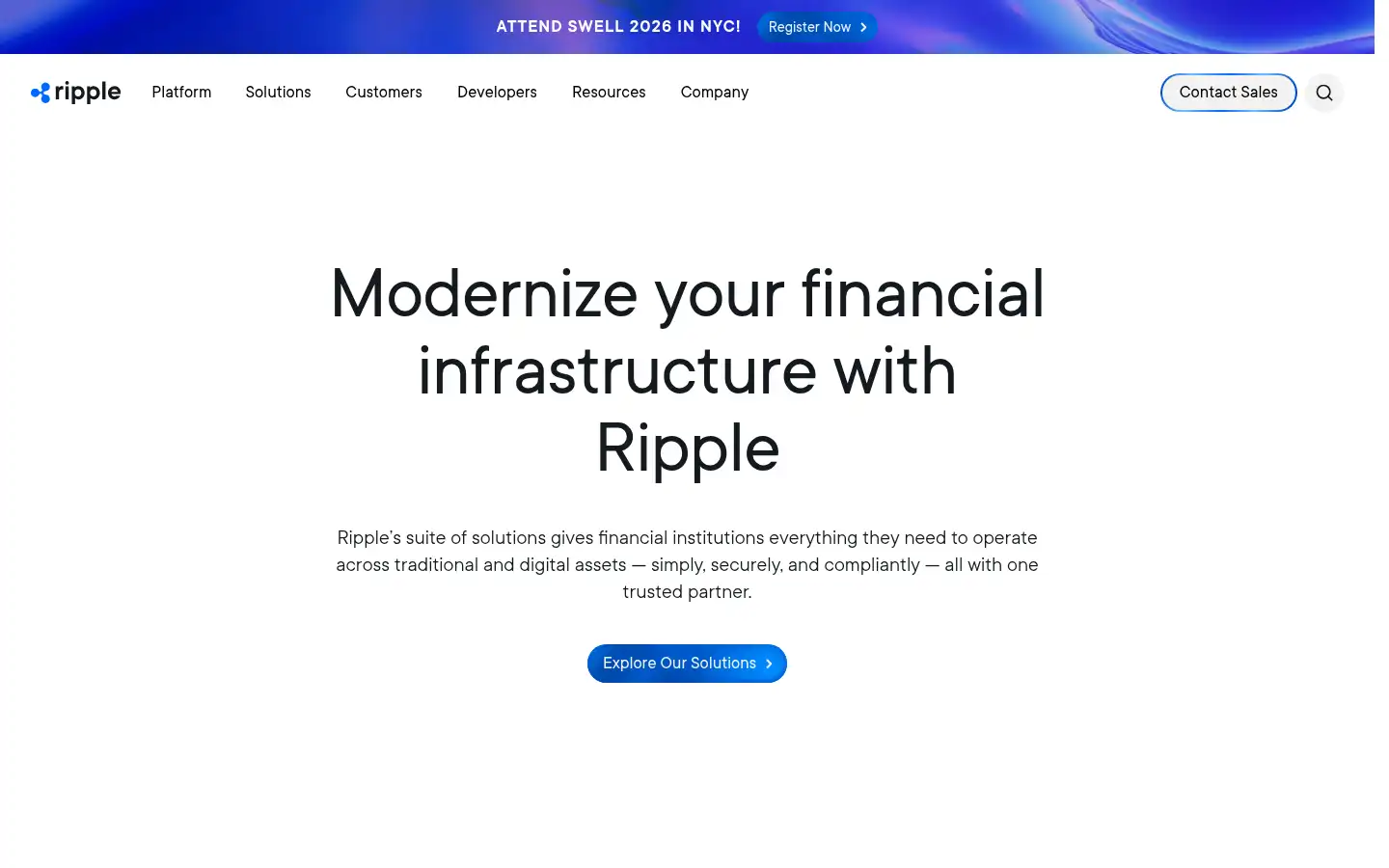 Screenshot of ripple.com