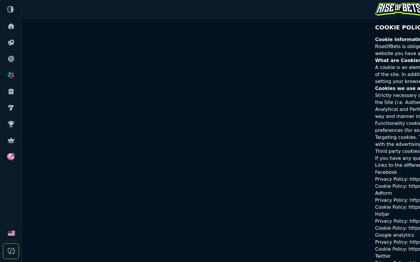 Screenshot of riseofbets.com