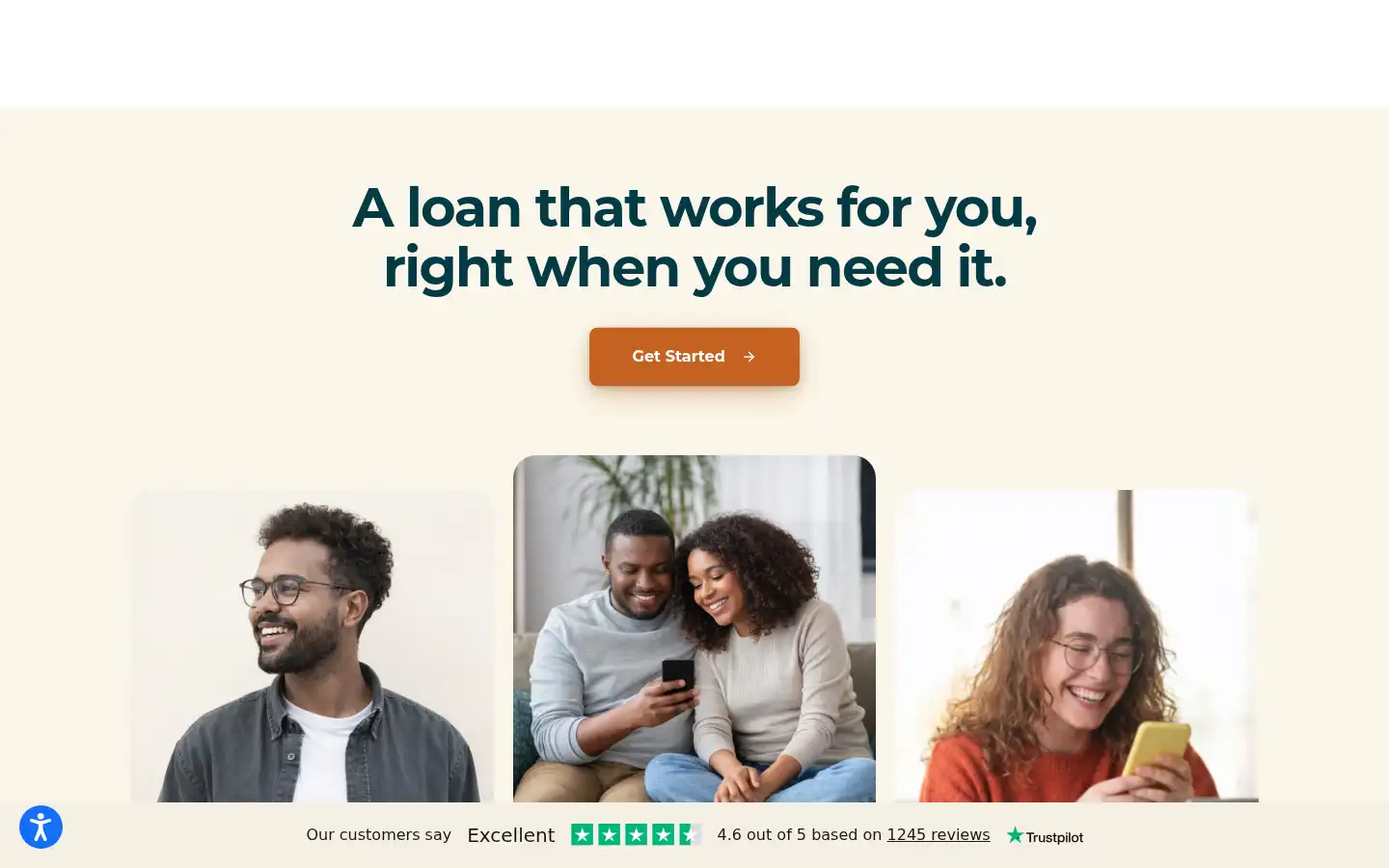 Screenshot of riseuplending.com