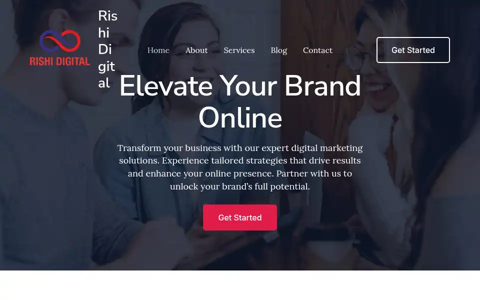 Screenshot of rishidigital.in