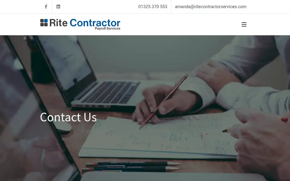Screenshot of ritecontractorservices.co.uk