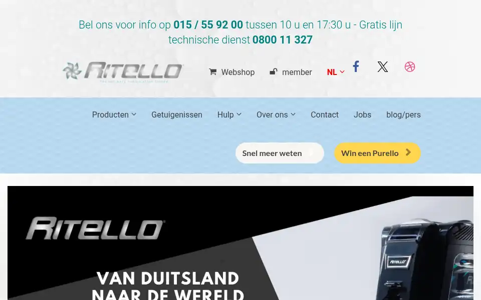 Screenshot of ritello.be
