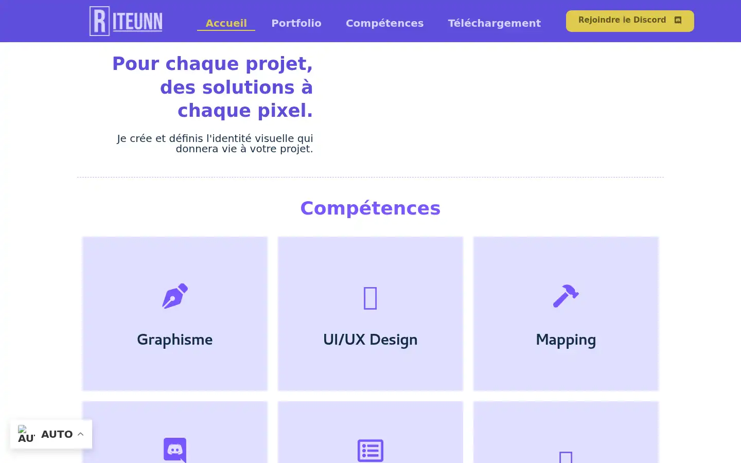 Screenshot of riteunn.fr