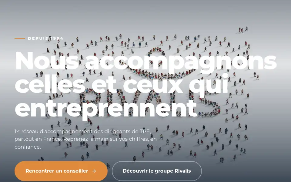 Screenshot of rivalis.fr