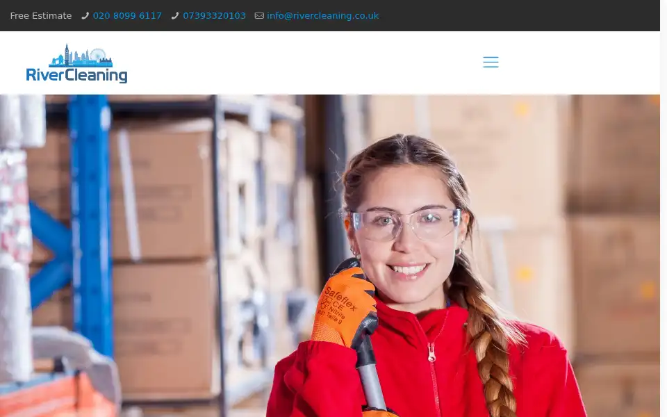 Screenshot of rivercleaning.co.uk