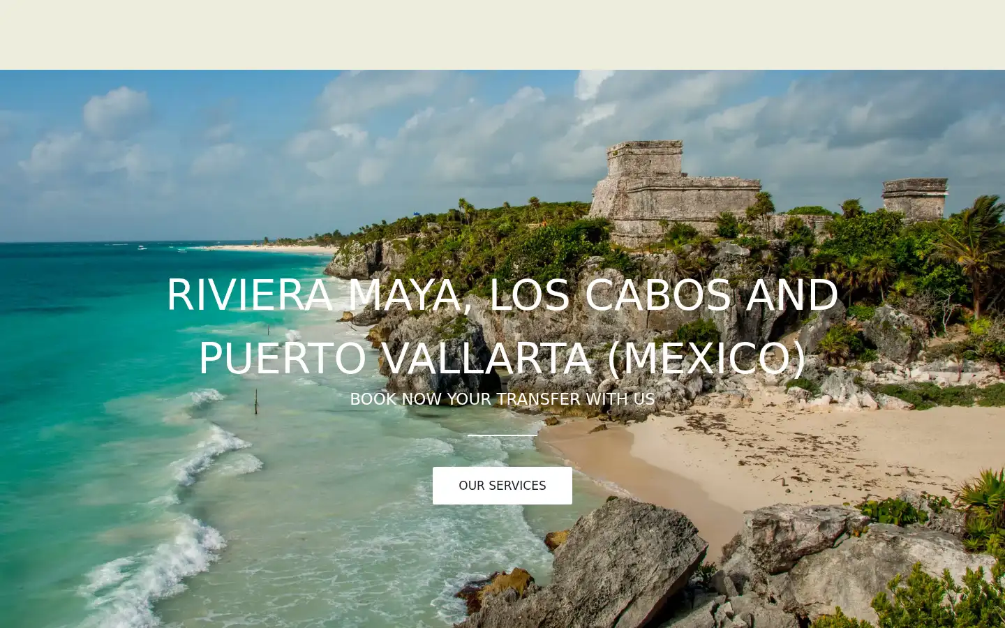 Screenshot of rivieramayaconcierge.com.mx