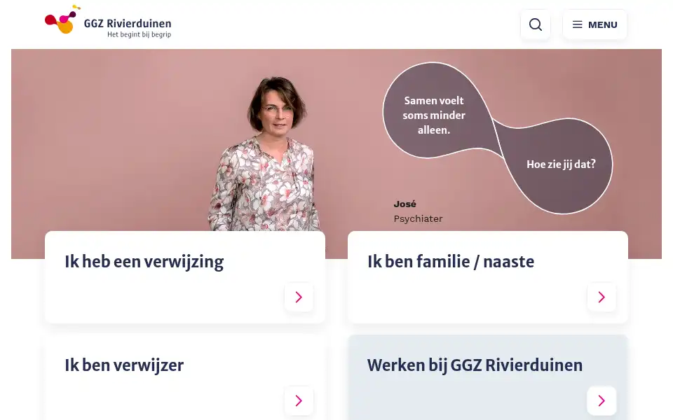 Screenshot of rivierduinen.nl