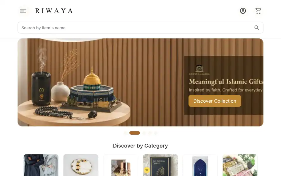 Screenshot of riwaya.co.uk