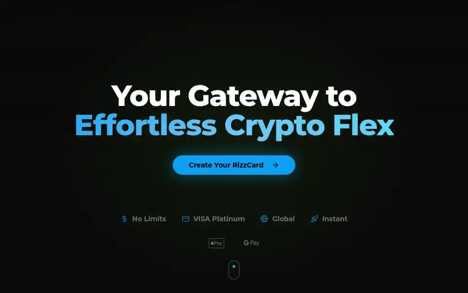 Screenshot of rizzcard.io