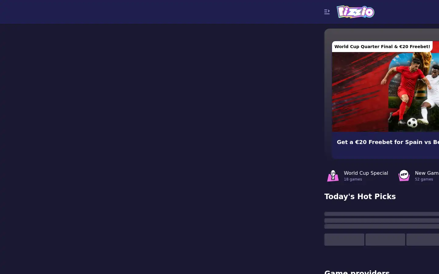 Screenshot of rizzio.io