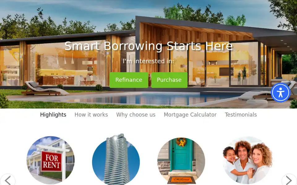 Screenshot of rkmortgagegroup.com