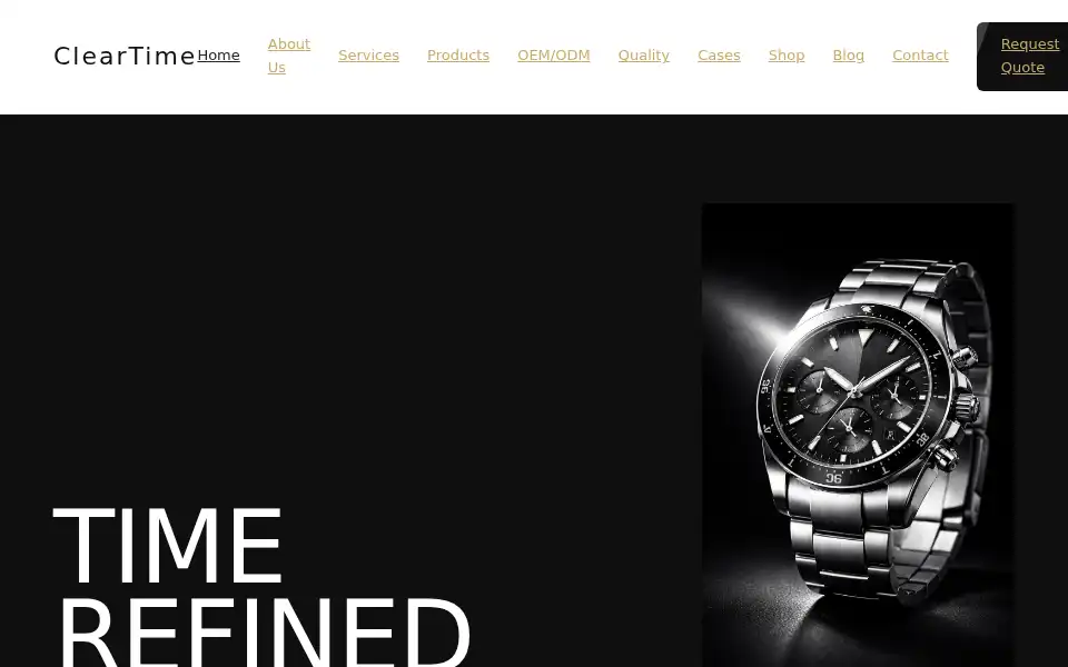 Screenshot of rlxwatches.com