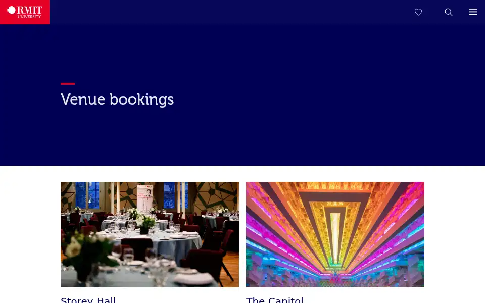 Screenshot of rmit.edu.au