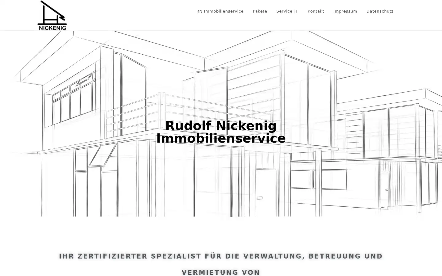 Screenshot of rn-immobilienservice.de