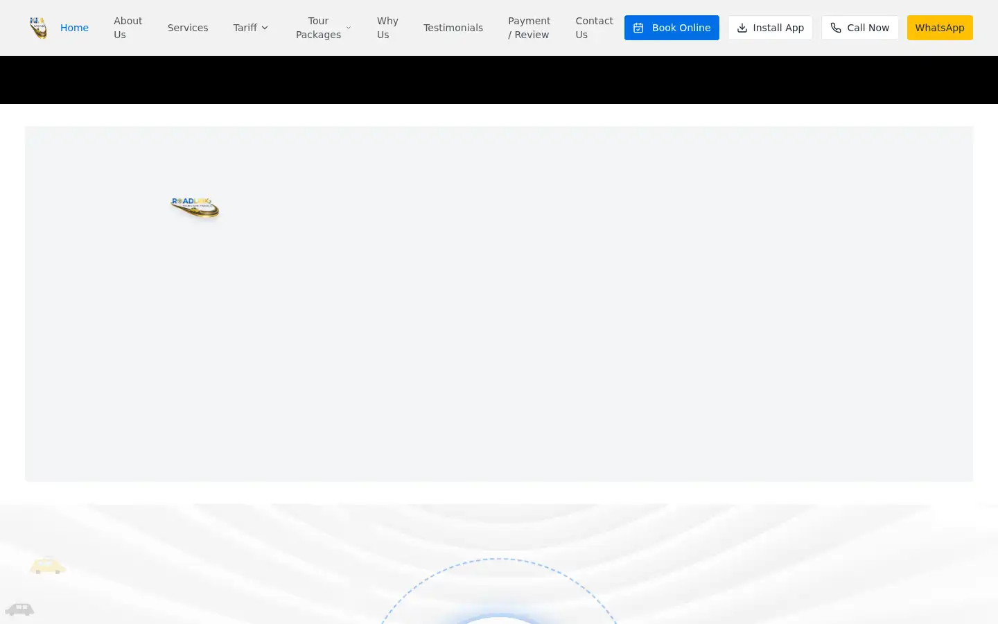 Screenshot of roadlinktoursandtravels.com