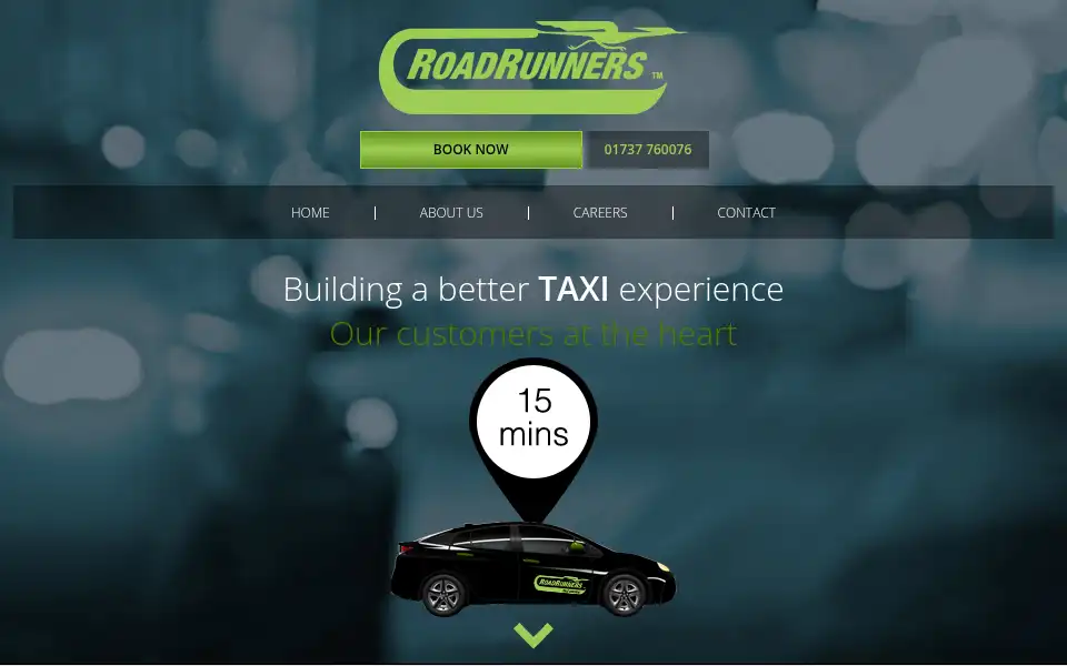 Screenshot of roadrunnersgatwick.co.uk