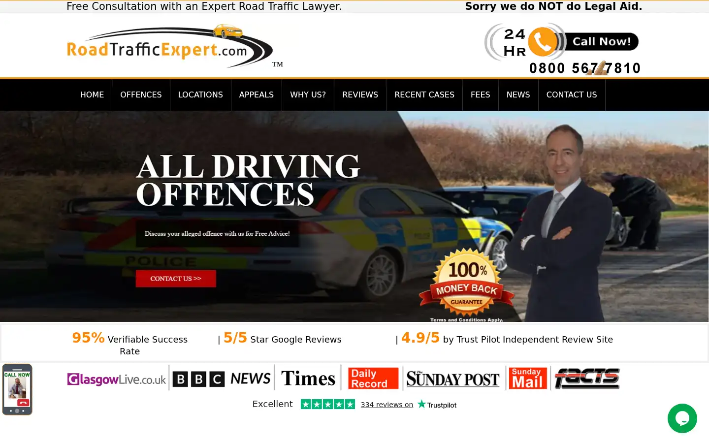 Screenshot of roadtrafficexpert.com