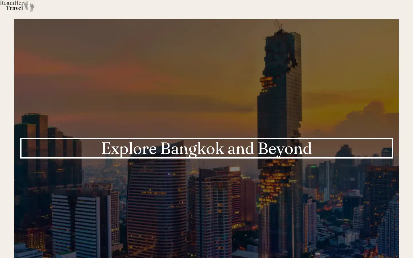 Screenshot of roamhertravel.com
