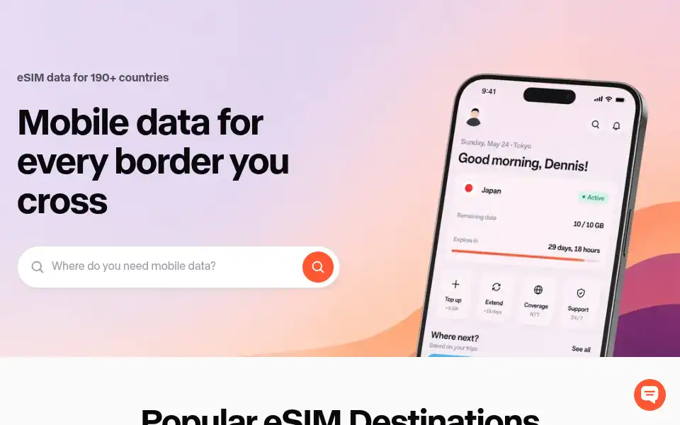 Screenshot of roamix.app