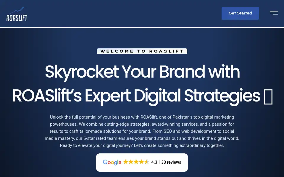 Screenshot of roaslift.com