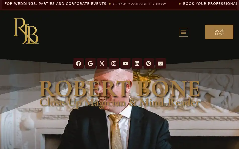 Screenshot of robertbone.co.uk