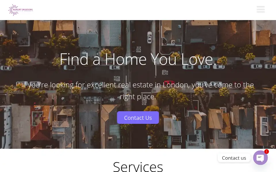 Screenshot of robertmanning.co.uk