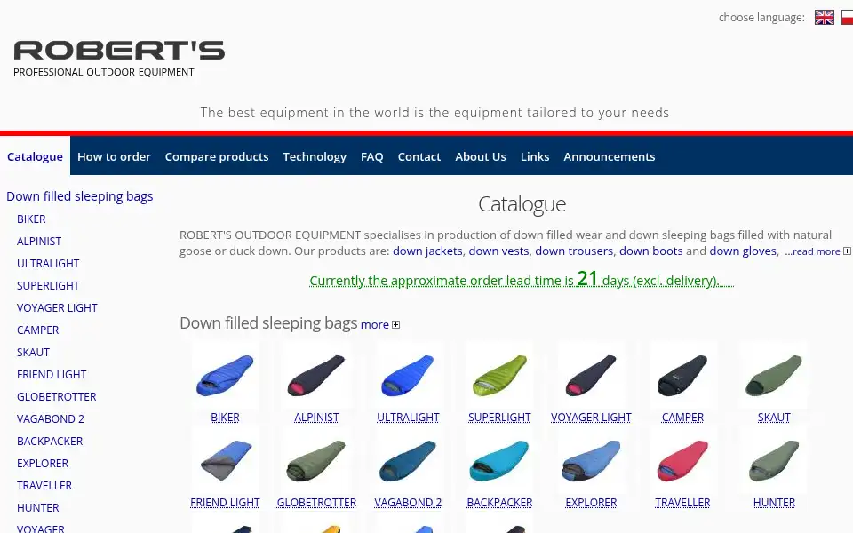 Screenshot of roberts.pl