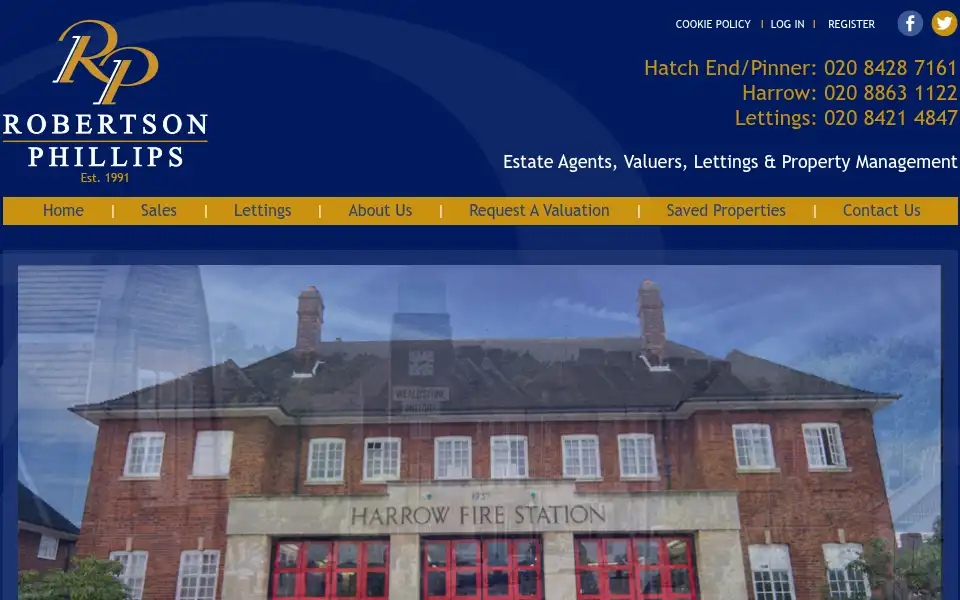Screenshot of robertsonphillips.co.uk