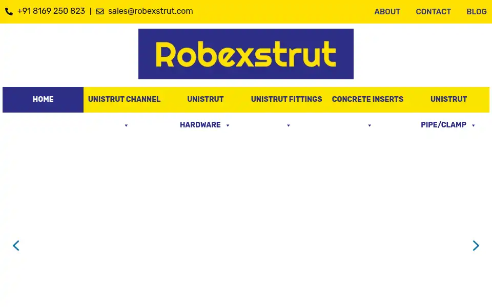 Screenshot of robexstrut.com