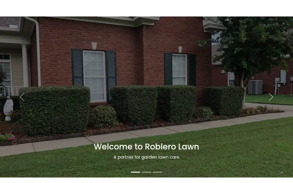 Screenshot of roblerolawn.com