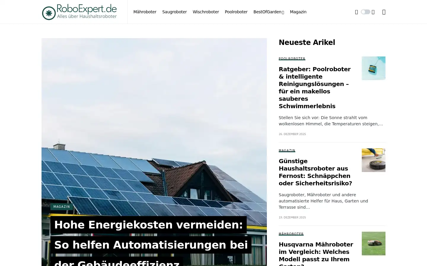 Screenshot of roboexpert.de