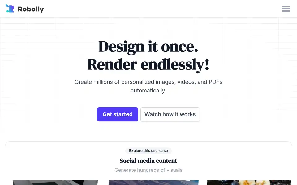 Screenshot of robolly.com