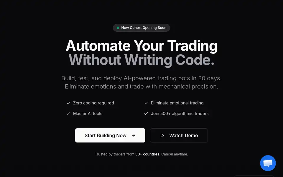 Screenshot of roboquant.ai