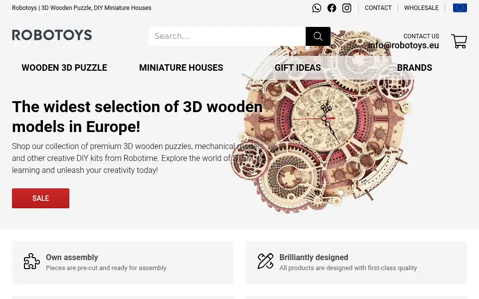Screenshot of robotoys.eu