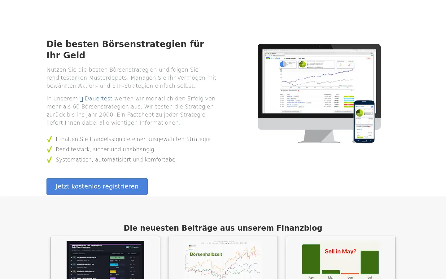 Screenshot of robovisor.de