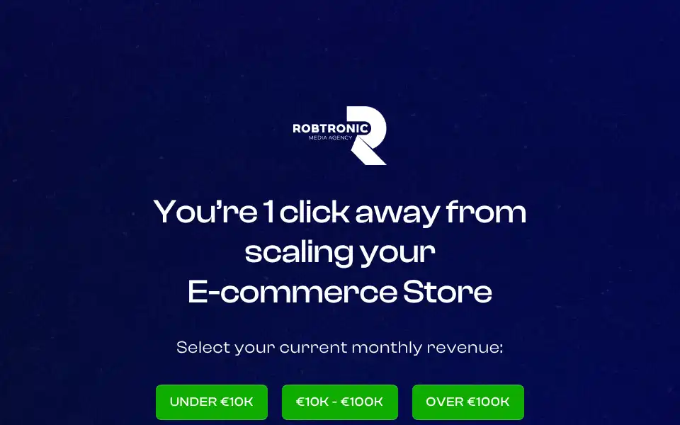 Screenshot of robtronicmedia.com