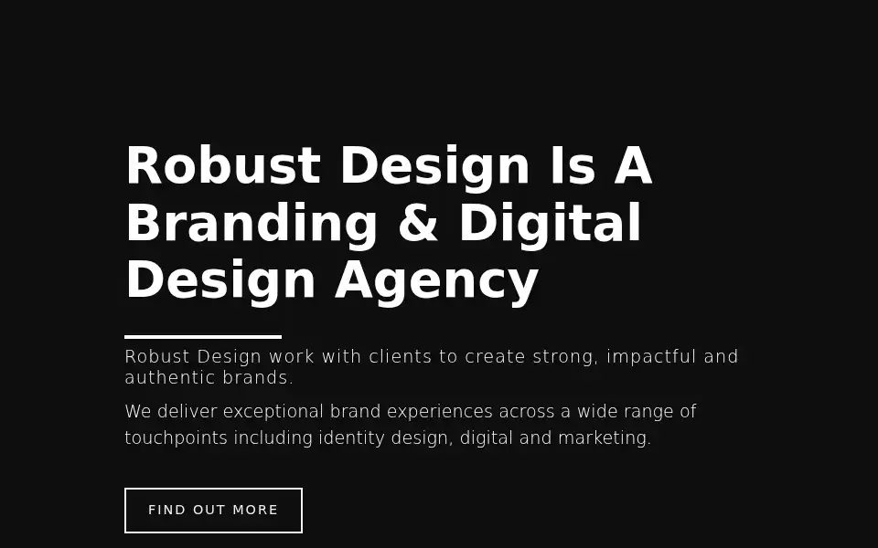 Screenshot of robustdesign.co.uk