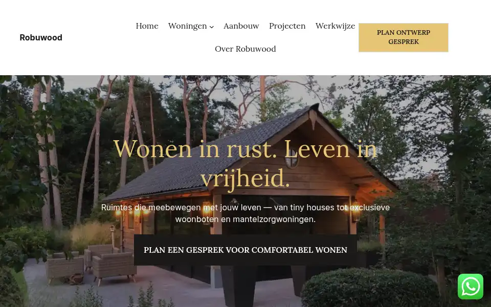 Screenshot of robuwood.com