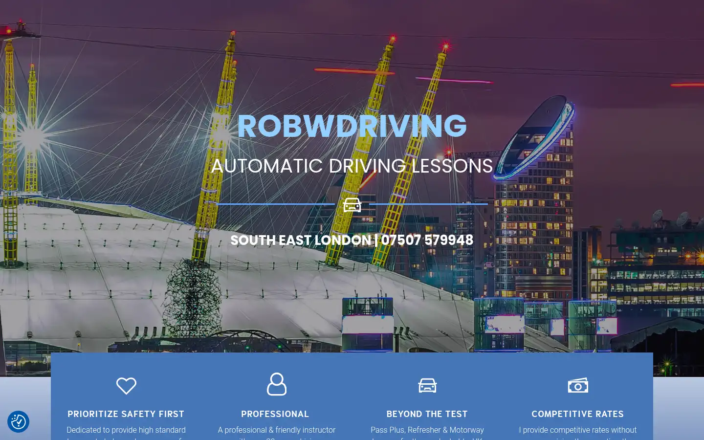 Screenshot of robwdriving.com