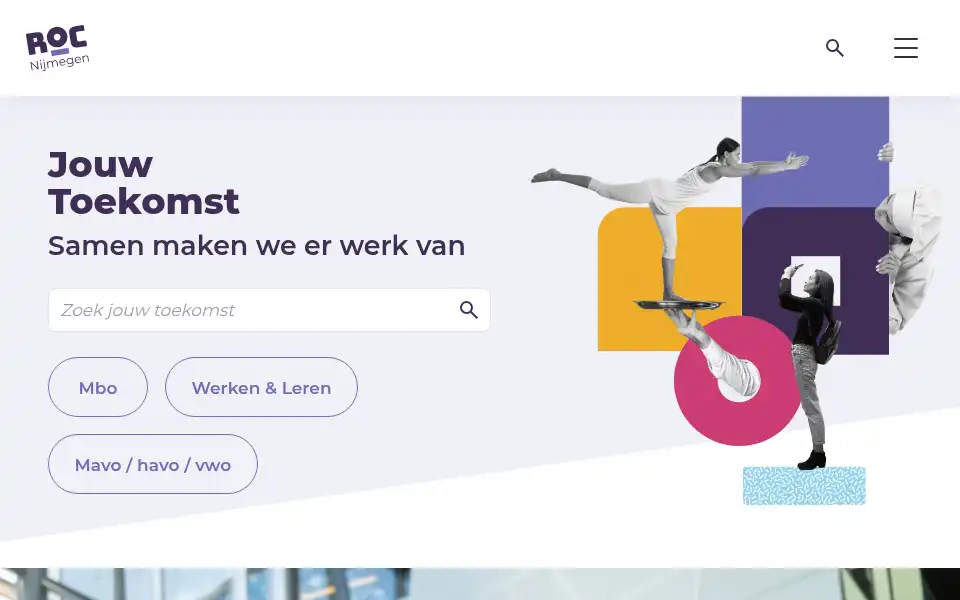 Screenshot of roc-nijmegen.nl
