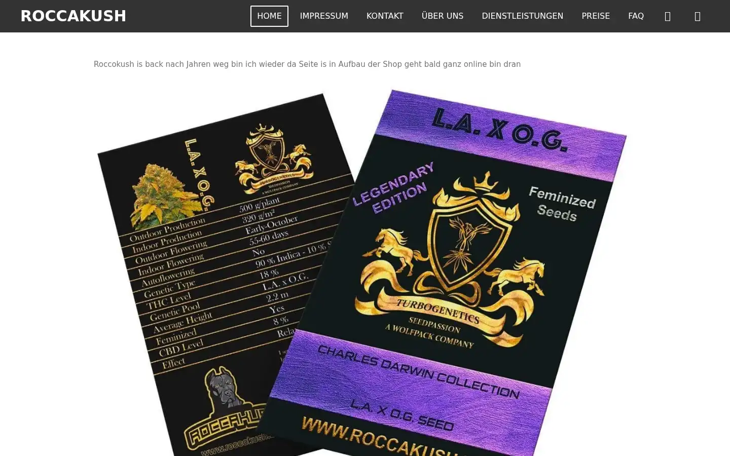 Screenshot of roccakush.eu
