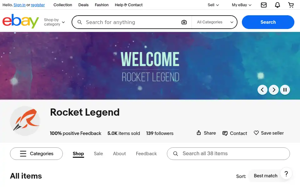 Screenshot of rocketlegend.com