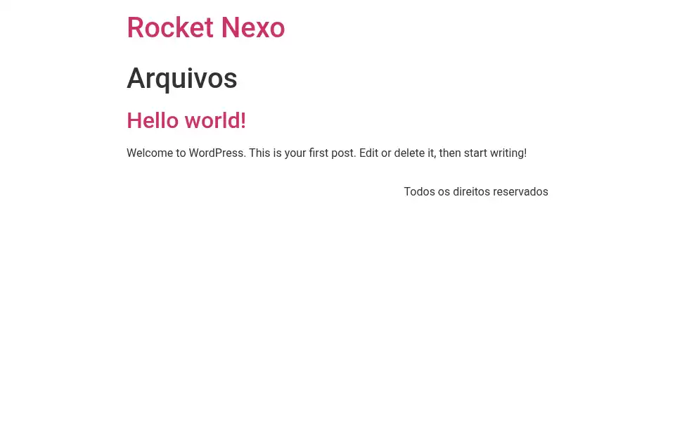 Screenshot of rocketnexo.com