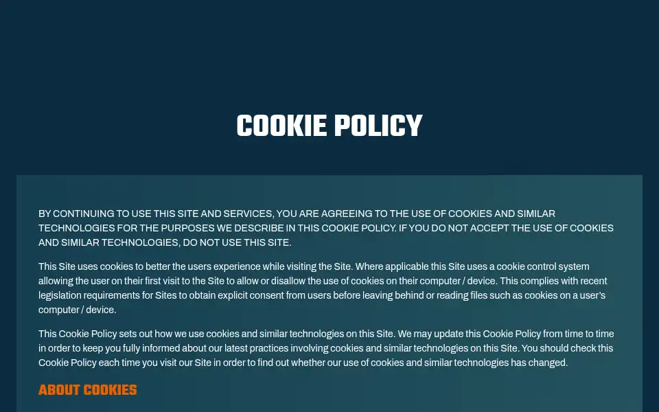 Screenshot of rocknrollacasino.com