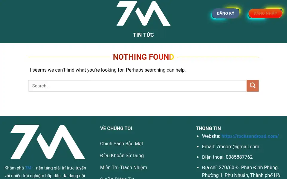 Screenshot of rocksandroad.com
