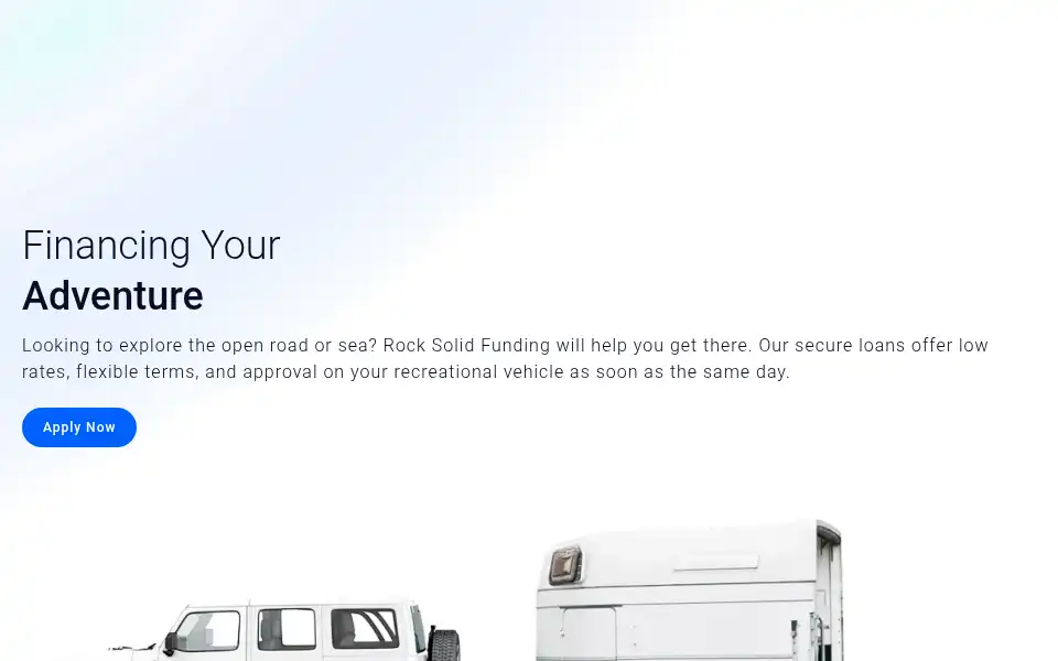 Screenshot of rocksolidfunding.com
